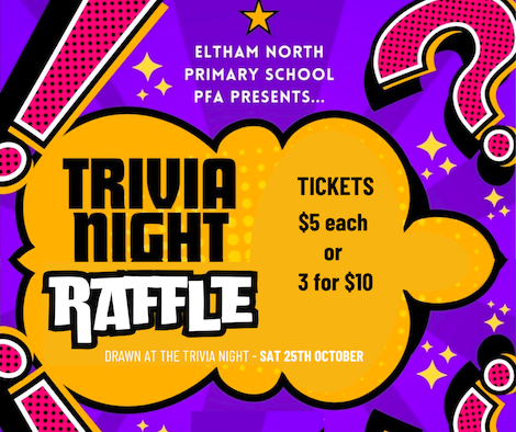 Eltham North PS Raffles