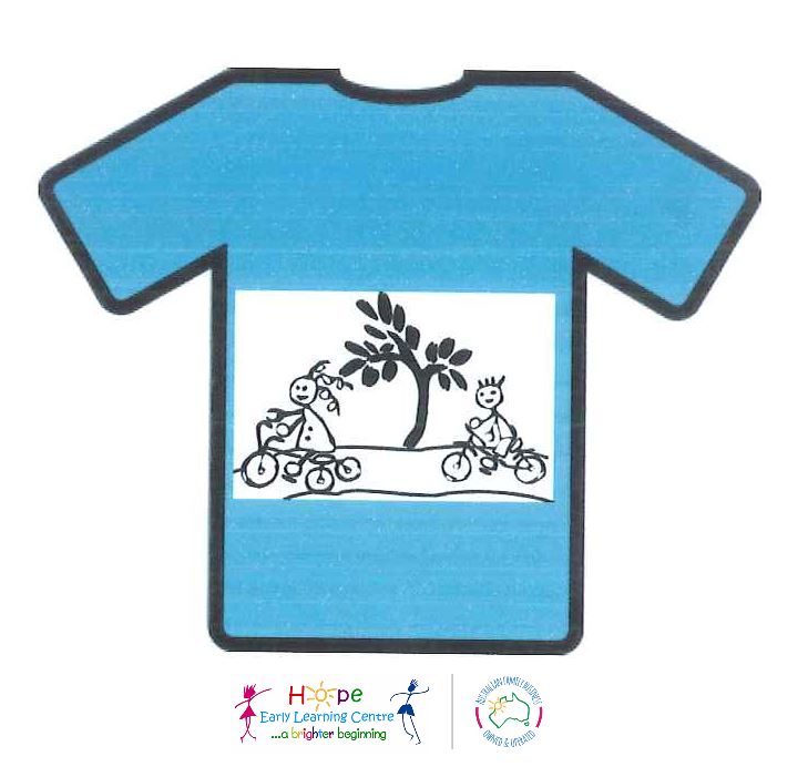 Hope 3 YO Kinder T Shirt Ordering System